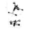 Leisure Sports Under Desk Exercise Bike, Portable, Foldable Stationary Fitness Cycle Machine, Pedals, Calorie Counter 708795OAB - alternate 3